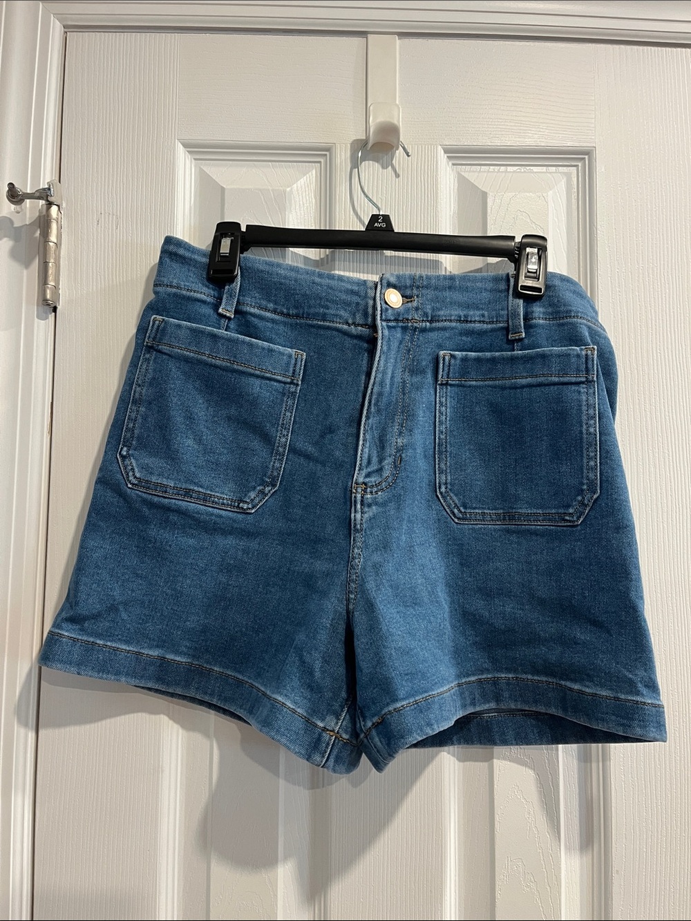Lauren Conrad Classic High-Rise Blue Denim Women's Shorts